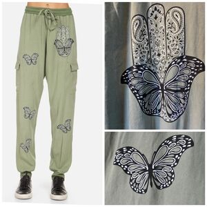 NWT Lauren Moshi Hamsa Cargo joggers